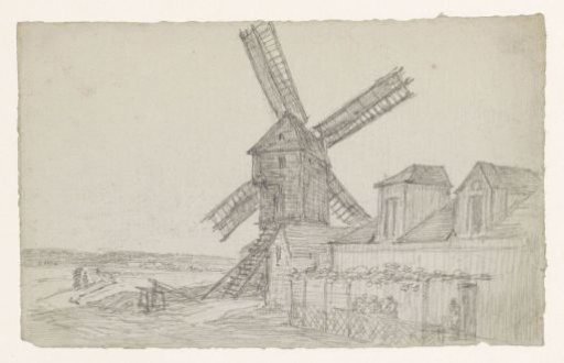 Mill on the Butte with an Open-Air Café