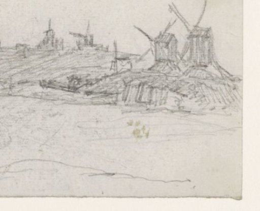 View of the Butte: the windmills
