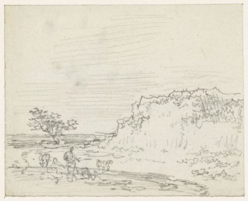 Hill by a stream