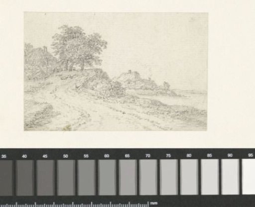 Uphill country road