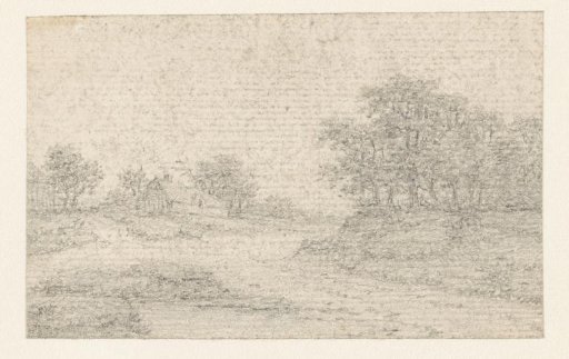Uphill country road with trees on the right