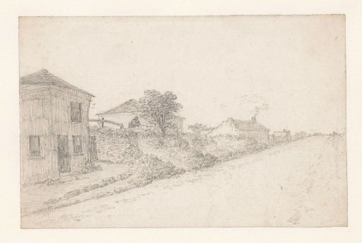 Farmhouse in an enclosure