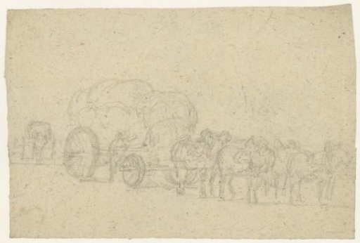 Six span of horses for a high-laden wagon
