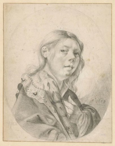 Self-Portrait of Dirck Helmbreeker in an Oval