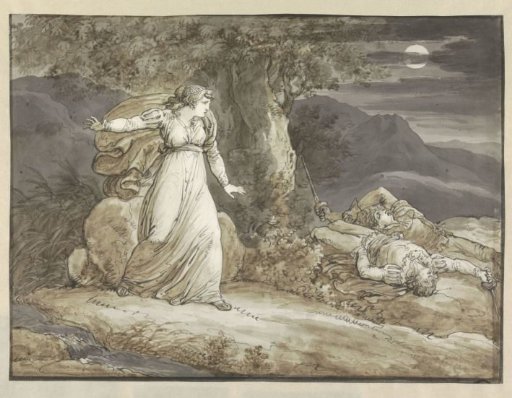 Colma Discovering the Dead Bodies of Salgar and her Brother