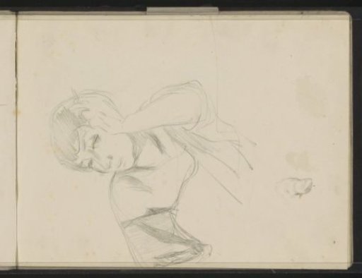Woman with a cigarette
