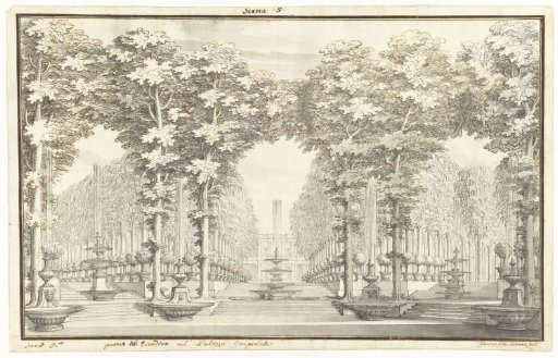 Design representing the garden of the Imperial Palace