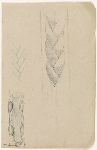 Braiding and an ornament with knobs