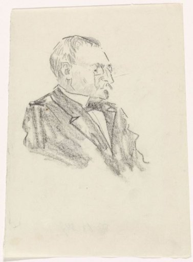 Portrait of a gentleman, facing right