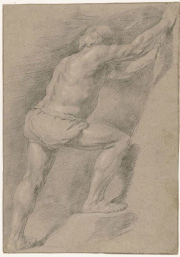 Study of a Nude Man with Raised Leg