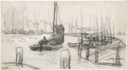 Sailing Ships on the River