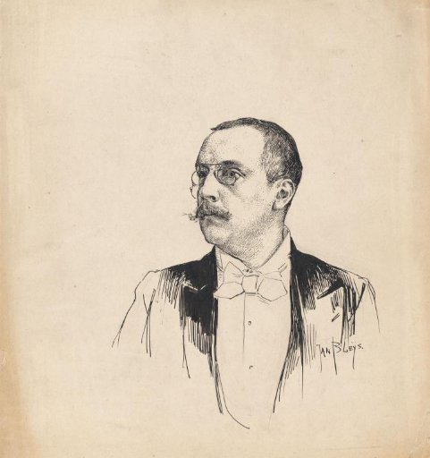 Portrait of the musician Gottfried Mann (?)