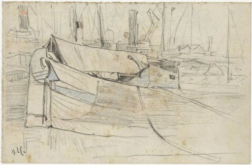 Ships in a harbor