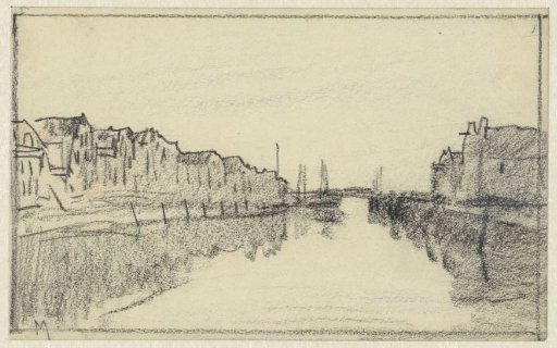 Small harbour or city canal