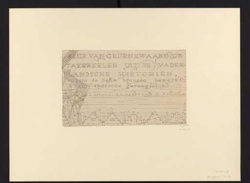Title page for 'Selection of memorable scenes from national history'