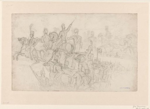 Detail from the Painting The Battle of Waterloo