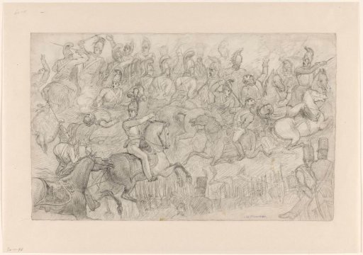 Study for The Battle of Waterloo