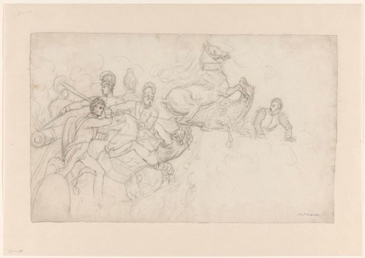 Study for The Battle of Waterloo