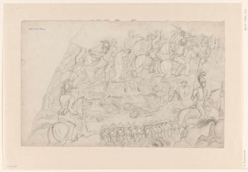 Study for The Battle of Waterloo