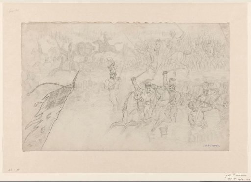Detail from the Painting The Battle of Waterloo