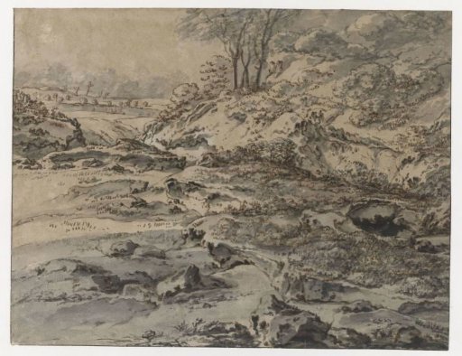 Erosion in a Hilly Landscape