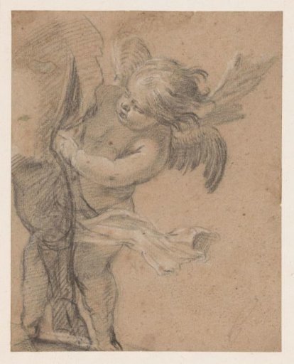 Little angel at the leg of St. Roch