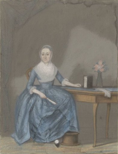 Portrait of Maria de Clerck, wife of Pieter van Lockhorst