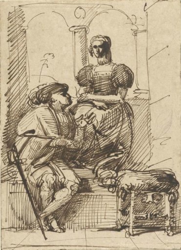 Raphael and the Fornarina