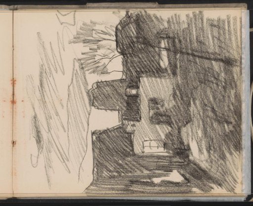 City view with a church, possibly the Great or John the Baptist Church at Wijk bij Duurstede