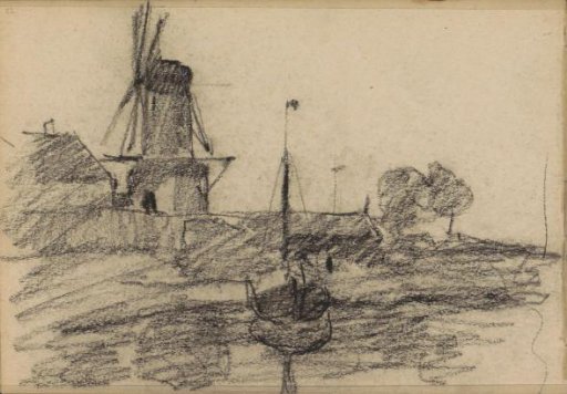 Mill Rijn and Lek at Wijk bij Duurstede