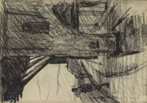 Two Figures by the Rijn and Lek Mill at Wijk bij Duurstede