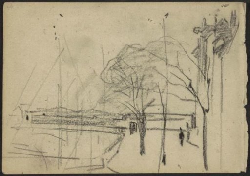 View of a quay in Amsterdam
