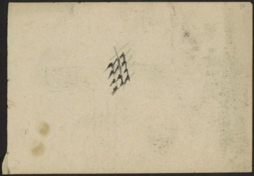 Study, possibly of a roof covering