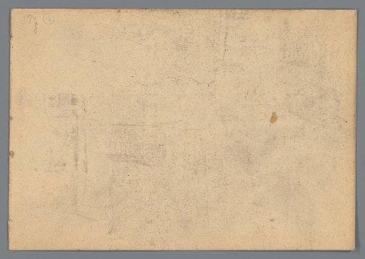 Study, possibly of a facade