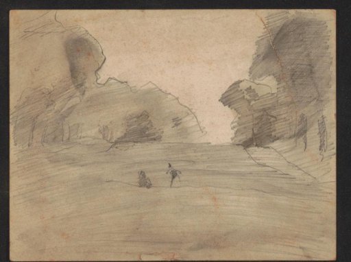 Landscape with two figures