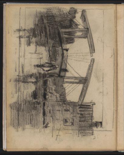 Drawbridge at the Zandhoek in Amsterdam