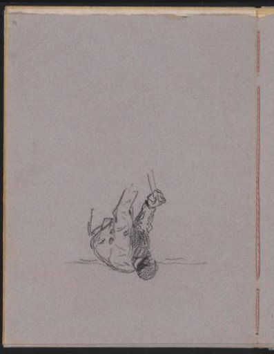 Man with shovel, possibly a pile driver