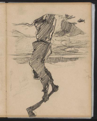 Man with raised axe