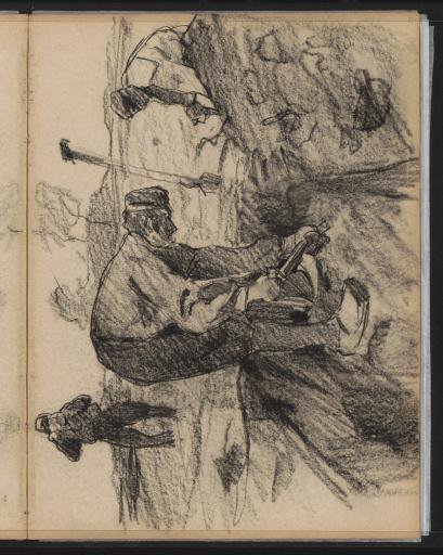 Peat-diggers in the field