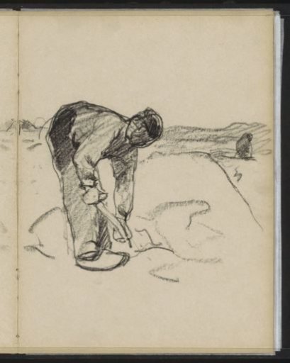 Hei worker digging