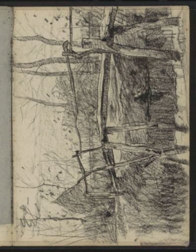 Wooden bridge in a landscape