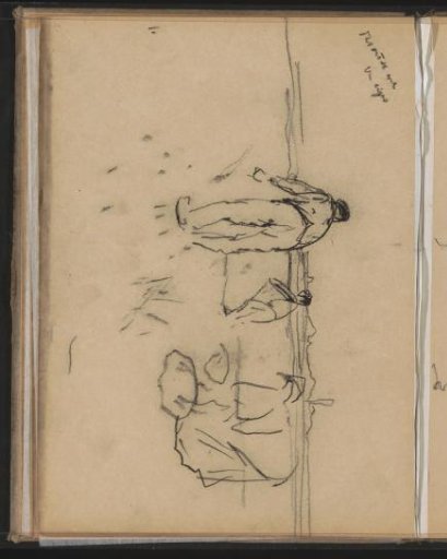 Figures working in the fields