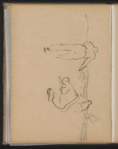 Figures working in the fields