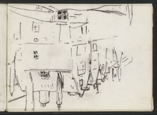 View of the corner of the Korte Dijkstraat and the Krom Boomssloot in Amsterdam
