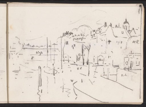 View of the Leuvehaven in Rotterdam