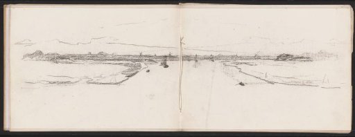 View of the river the Noord near Dordrecht