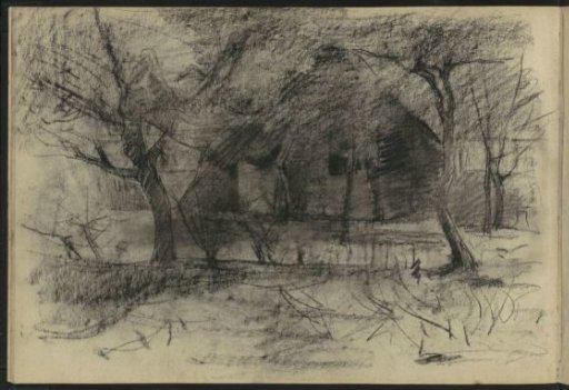 Landscape with a farm