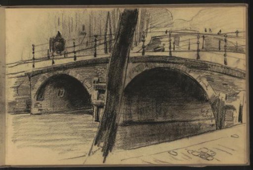 Bridge over the Herengracht in Amsterdam, at the level of the Leidsegracht