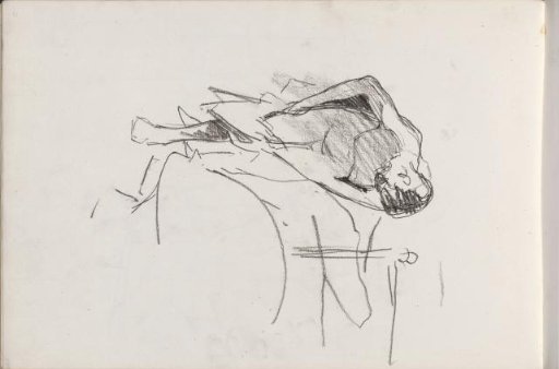 Female Nude Beside a Bed