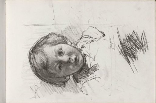 Portrait of Johannes René (Jampie) van Vloten as a Child